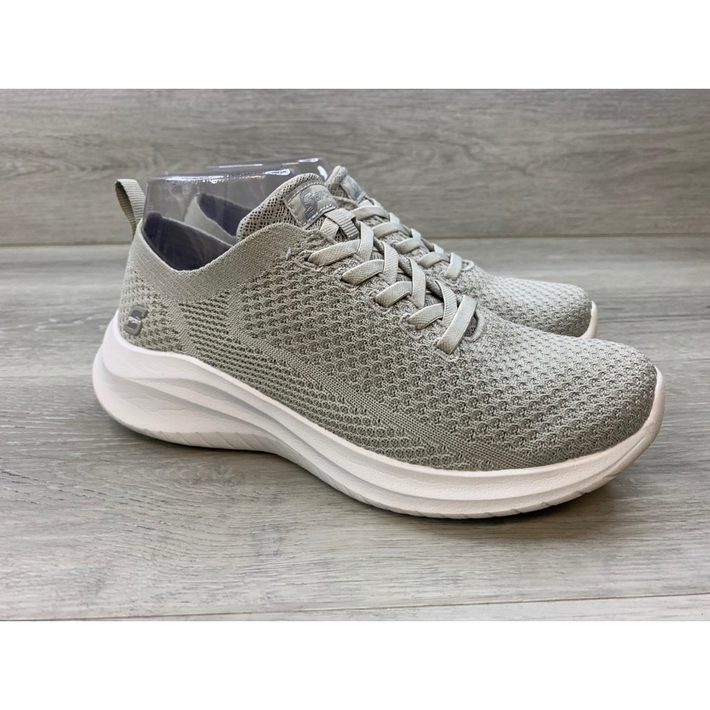 S Sport by Skechers Women's 7 Gray Knit Memory Foam Sneakers Athletic Shoes